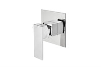 Set Rubinetteria Per Bagno da design squadrata moderna con piletta click clack inclusa -  INCASSO DOCCIA MISCELATORE