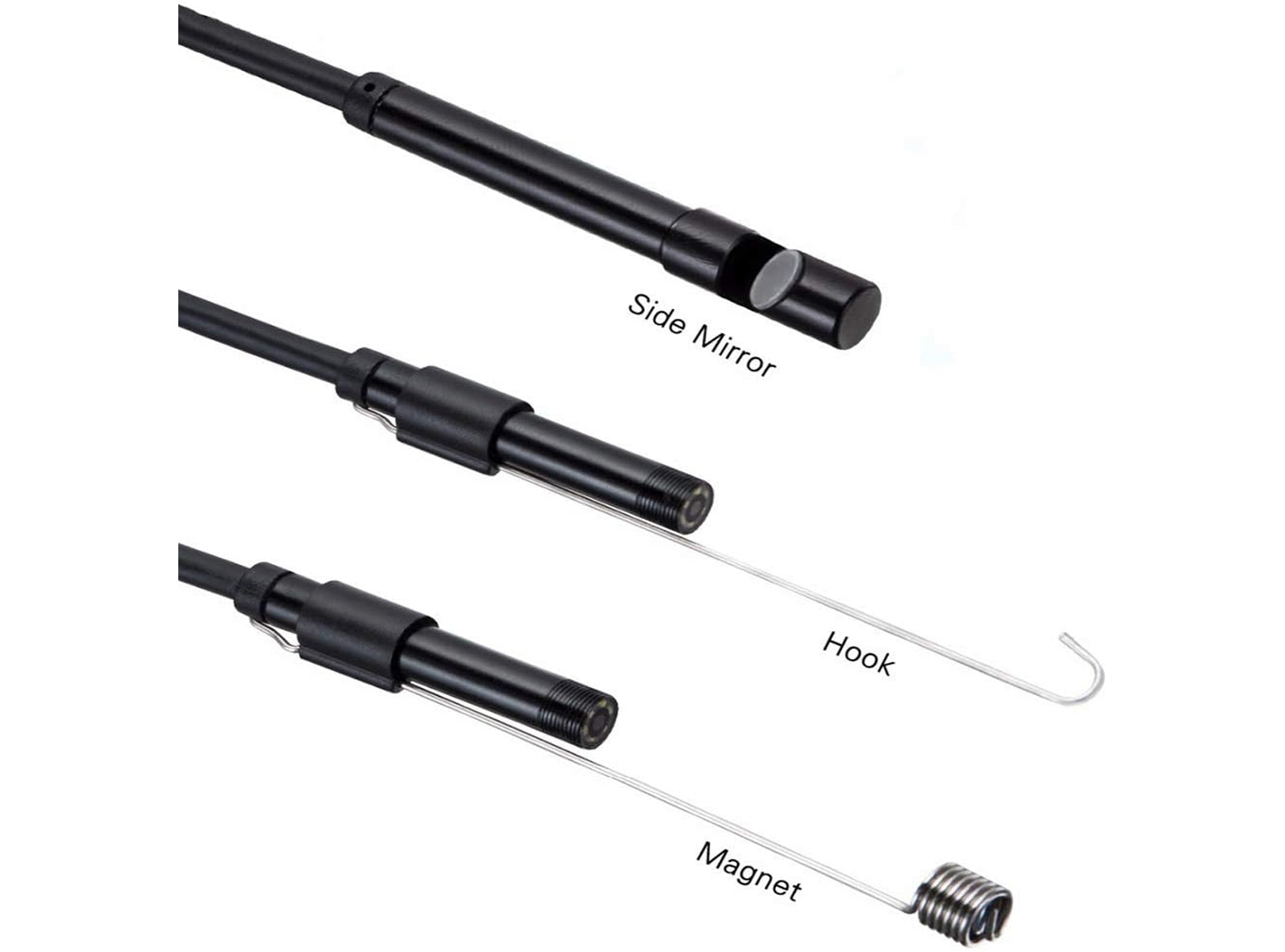 Endoscopio USB 8mm HD 1200p Cavo 5m Telecamera Ispezione Impermeabile IP68 per PC Android Bricolage Automazione Flessibile