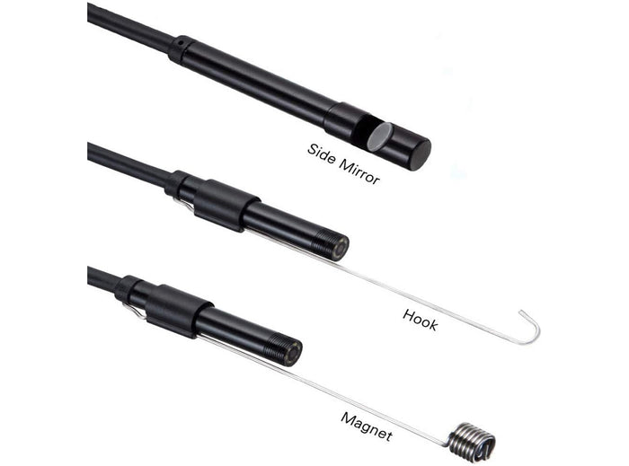 Endoscopio USB 8mm HD 1200p Cavo 5m Telecamera Ispezione Impermeabile IP68 per PC Android Bricolage Automazione Flessibile