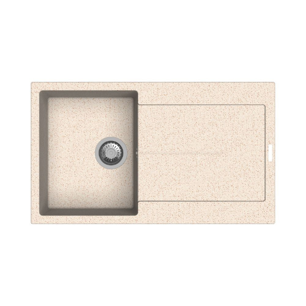 Enigma D100 lavello vasca e gocciolatoio avena