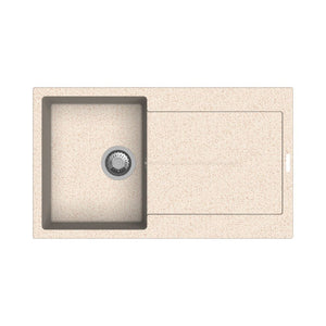 Enigma D100 lavello vasca e gocciolatoio avena