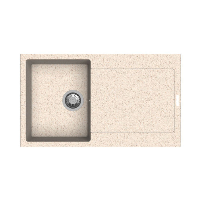 Enigma D100 lavello vasca e gocciolatoio avena