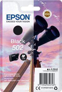 Epson Singlepack Black 502 Ink