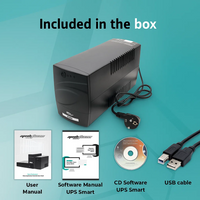 Mach power ups line interactive con display led e protezione avanzata *** potenza ampere (va) 600 va, confezione 1