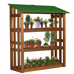 ESPOSITORE PORTAFIORI PORTAPIANTE IN LEGNO CON 3 SCAFFALI L.180 x P.70 x H.180 100% FABBRICATO IN ITALIA - ORIGINAL LEGNO ITALIA