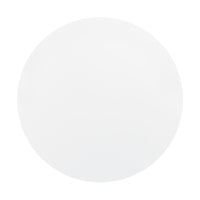 Tavolo da Pranzo Camille con Piano Rotondo in MDF - Bianco Opaco [en.casa]