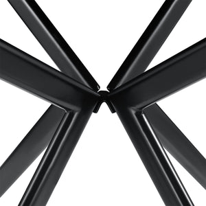 Tavolo da pranzo da cucina per 2 persone MDF 78 cm x 78 cm bianco 03_0004117