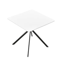 Tavolo da pranzo da cucina per 2 persone MDF 78 cm x 78 cm bianco 03_0004117