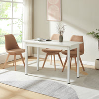 Tavolo da Pranzo Den Haag 120 x 60 cm - Bianco [en.casa]