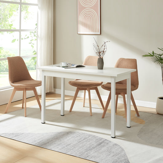 Tavolo da Pranzo Den Haag 120 x 60 cm - Bianco [en.casa]