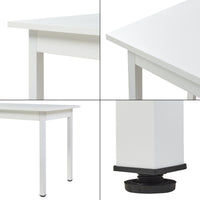 Tavolo da Pranzo Den Haag 120 x 60 cm - Bianco [en.casa]