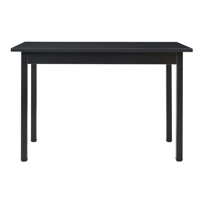 Tavolo da Pranzo Den Haag 120 x 60 cm - Nero [en.casa]