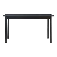 Tavolo da Pranzo Den Haag con Piano Rettangolare 140 x 60 cm - Nero [en.casa]