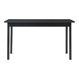 Tavolo da Pranzo Den Haag con Piano Rettangolare 140 x 60 cm - Nero [en.casa]