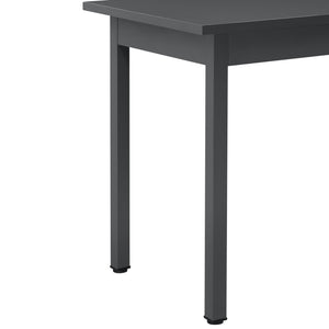 Tavolo da Pranzo Den Haag 120 x 60 cm Grigio Scuro [en.casa]