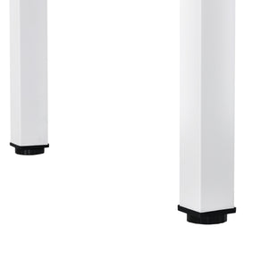 Tavolo da pranzo scrivania da cucina MDF 120 cm cm grigio bianco 03_0006266