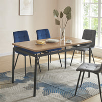 Tavolo da Sala Pranzo Hemnes Effetto Rovere 140 x 80 cm [en.casa]