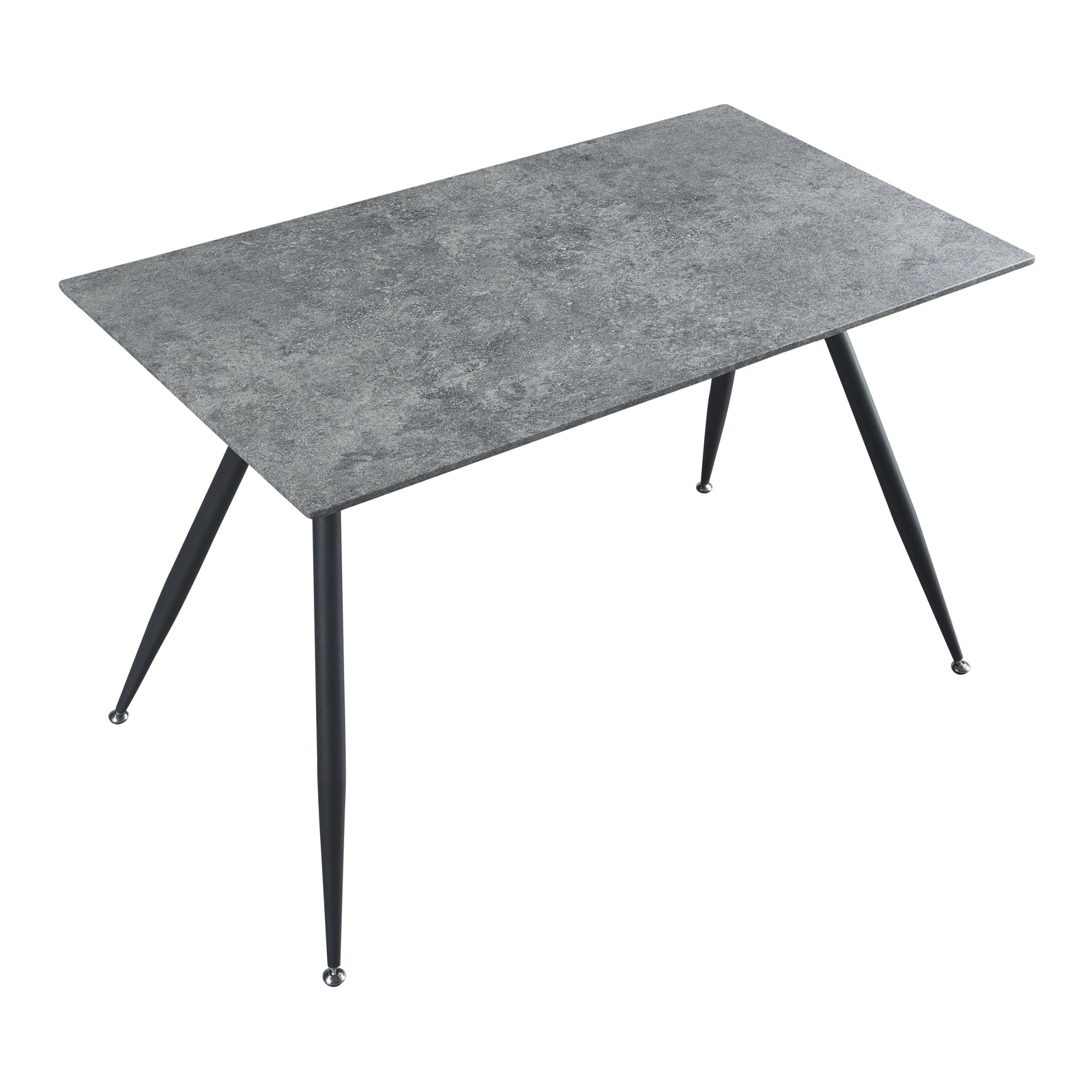 Tavolo Fitjar da Sala Pranzo 140 x 80 cm Effetto Cemento [en.casa]