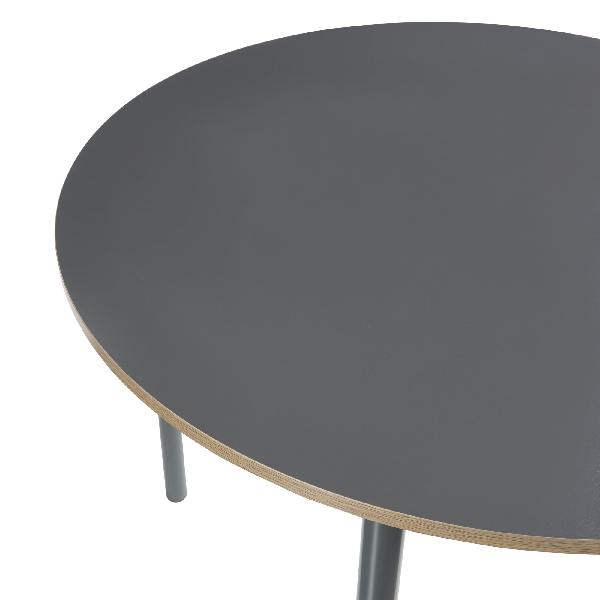 Tavolo da Sala Pranzo Lindesberg Ø100 cm Grigio [en.casa]