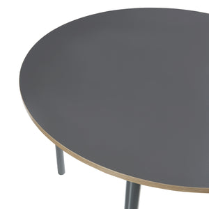 Tavolo da Sala Pranzo Lindesberg Ø100 cm Grigio [en.casa]