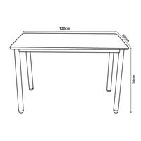 Tavolo da Pranzo Tammela 120 x 60 cm Effetto Rovere [en.casa]