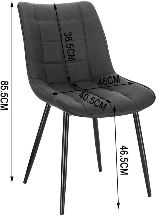 Sedie da cucina 2 pezzi in tessuto antracite 19_0000188