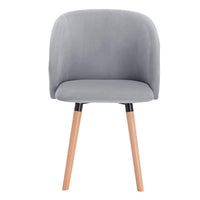 Sedia per sala da pranzo gambe in legno grigio 19_0000465