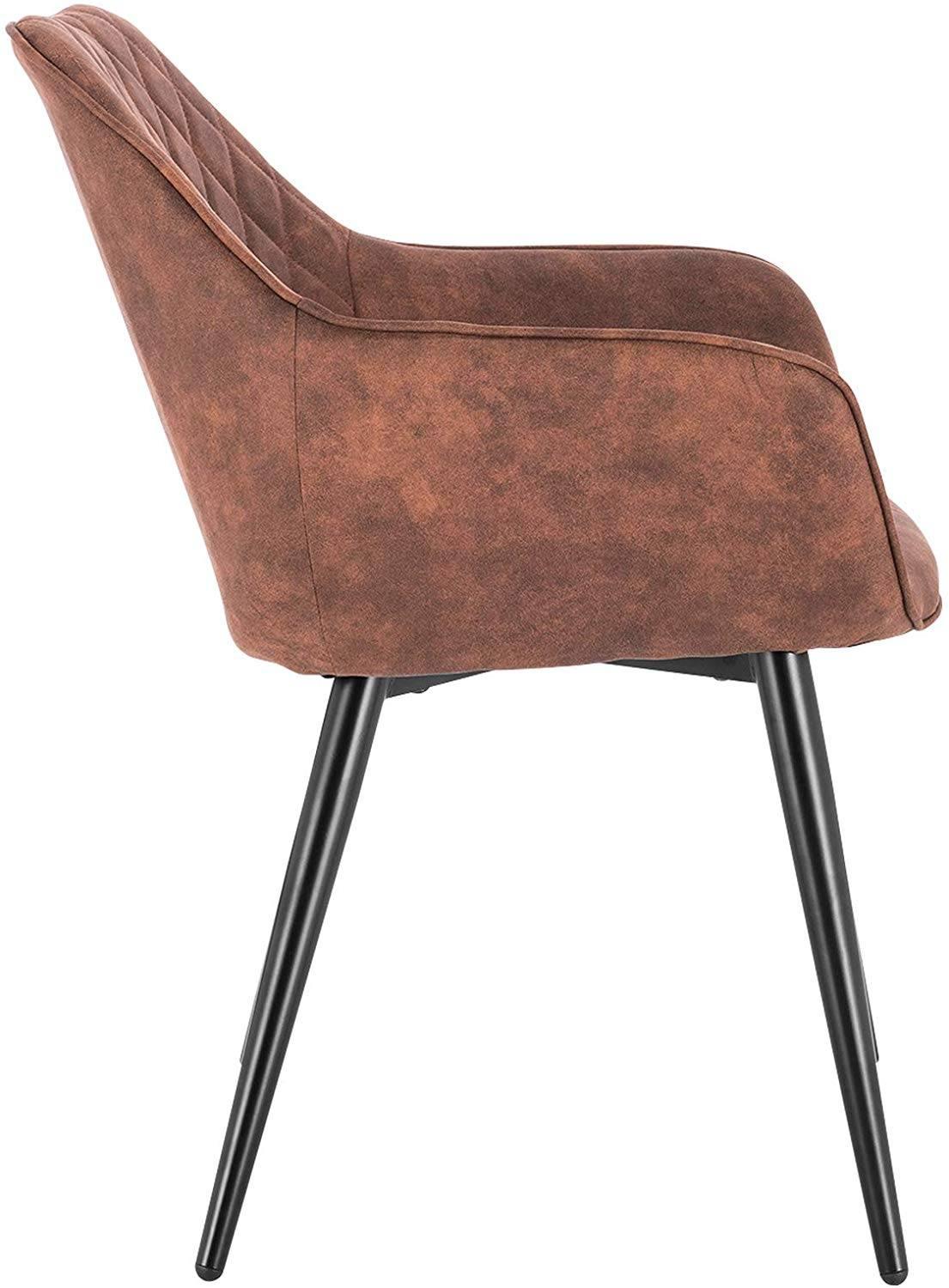 Sedie sala da pranzo con braccioli marroni 19_0000310