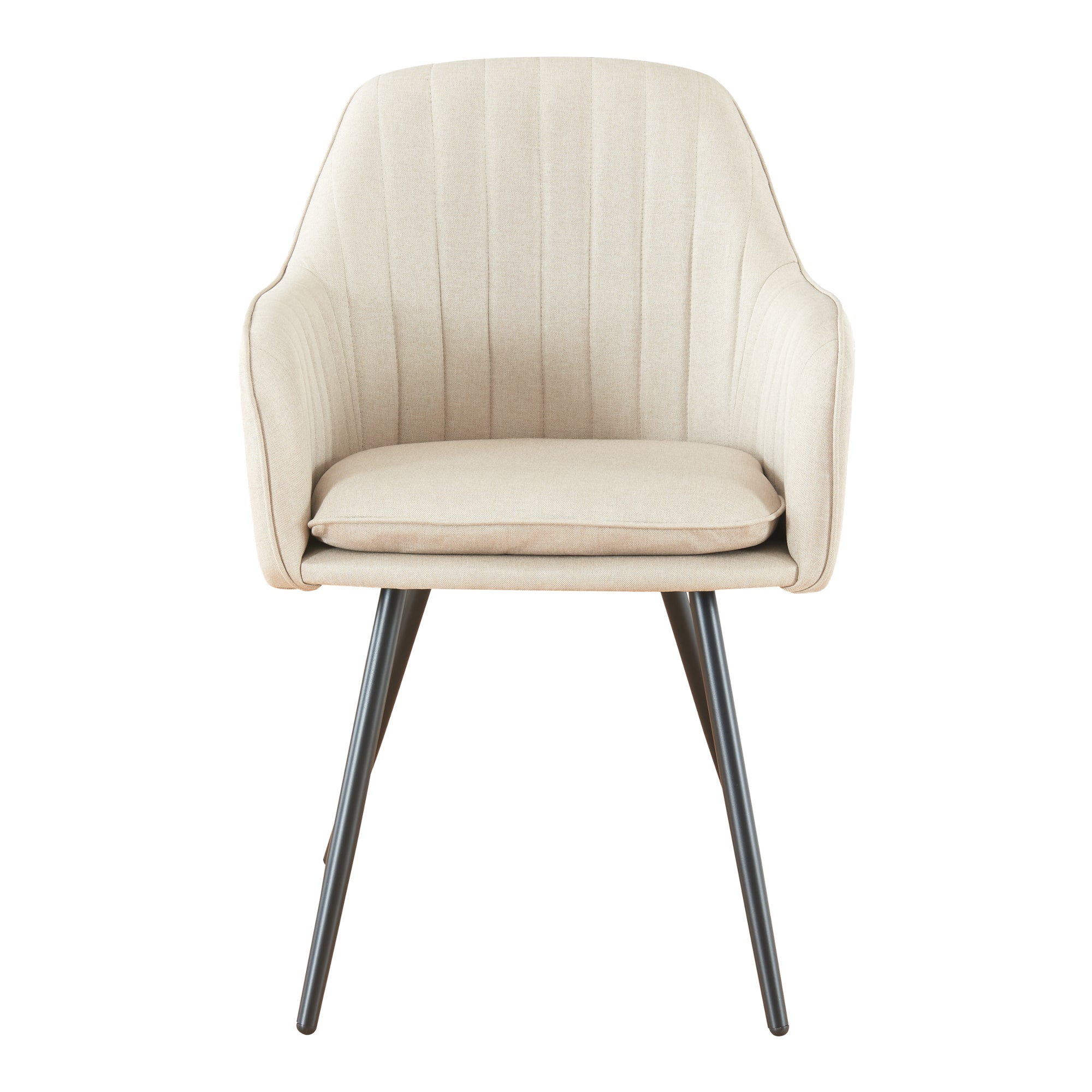 Set Kannonkoski di 2 Poltroncine da Sala Pranzo - Beige [en.casa]