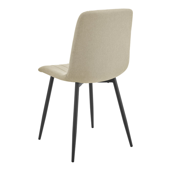 Set di 2 Sedie Elsern da Sala Pranzo - Beige [en.casa]