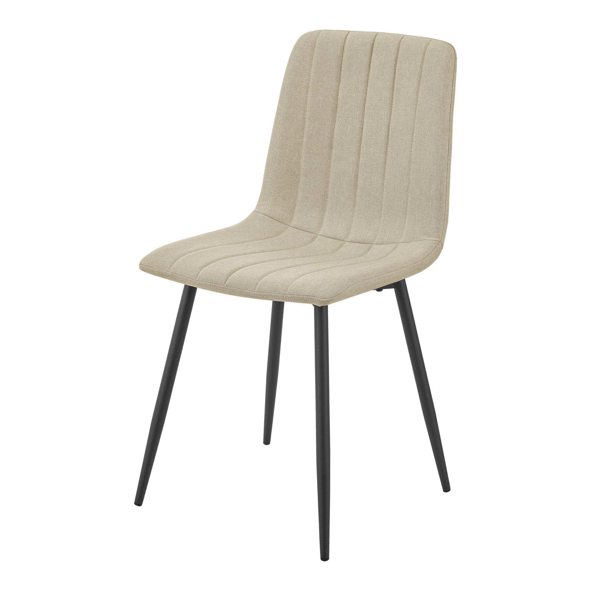 Set di 2 sedie per sala da pranzo 89 x 43 x 51 cm beige 03_0006715