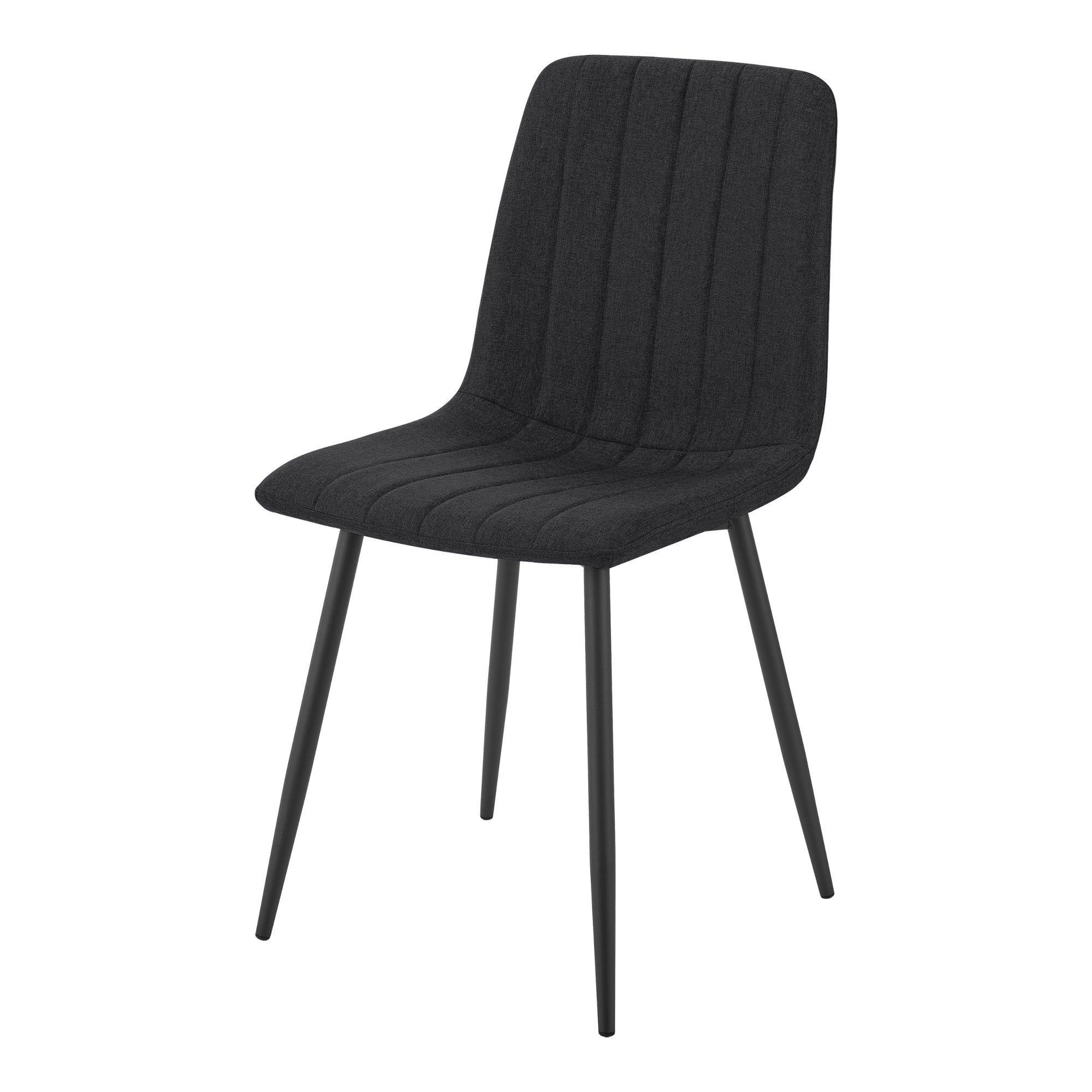 Set di 2 Sedie Elsern da Sala Pranzo - Nero [en.casa]