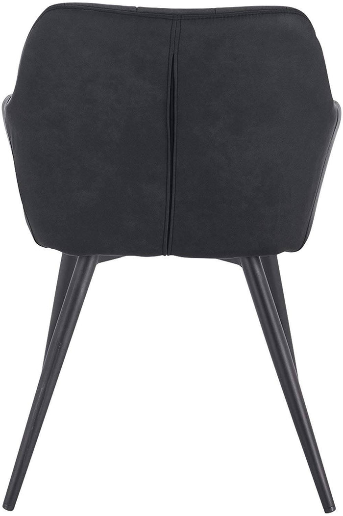 Sedia per sala da pranzo in tessuto antracite 19_0000041