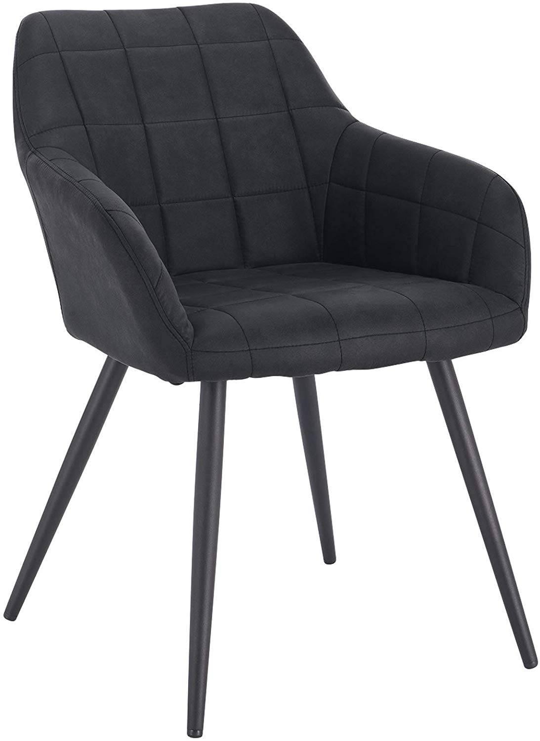 Sedia per sala da pranzo in tessuto antracite 19_0000041