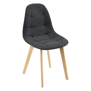 Set di 6 sedie per sala da pranzo 86 x 53 x 47 cm nere 03_0006789