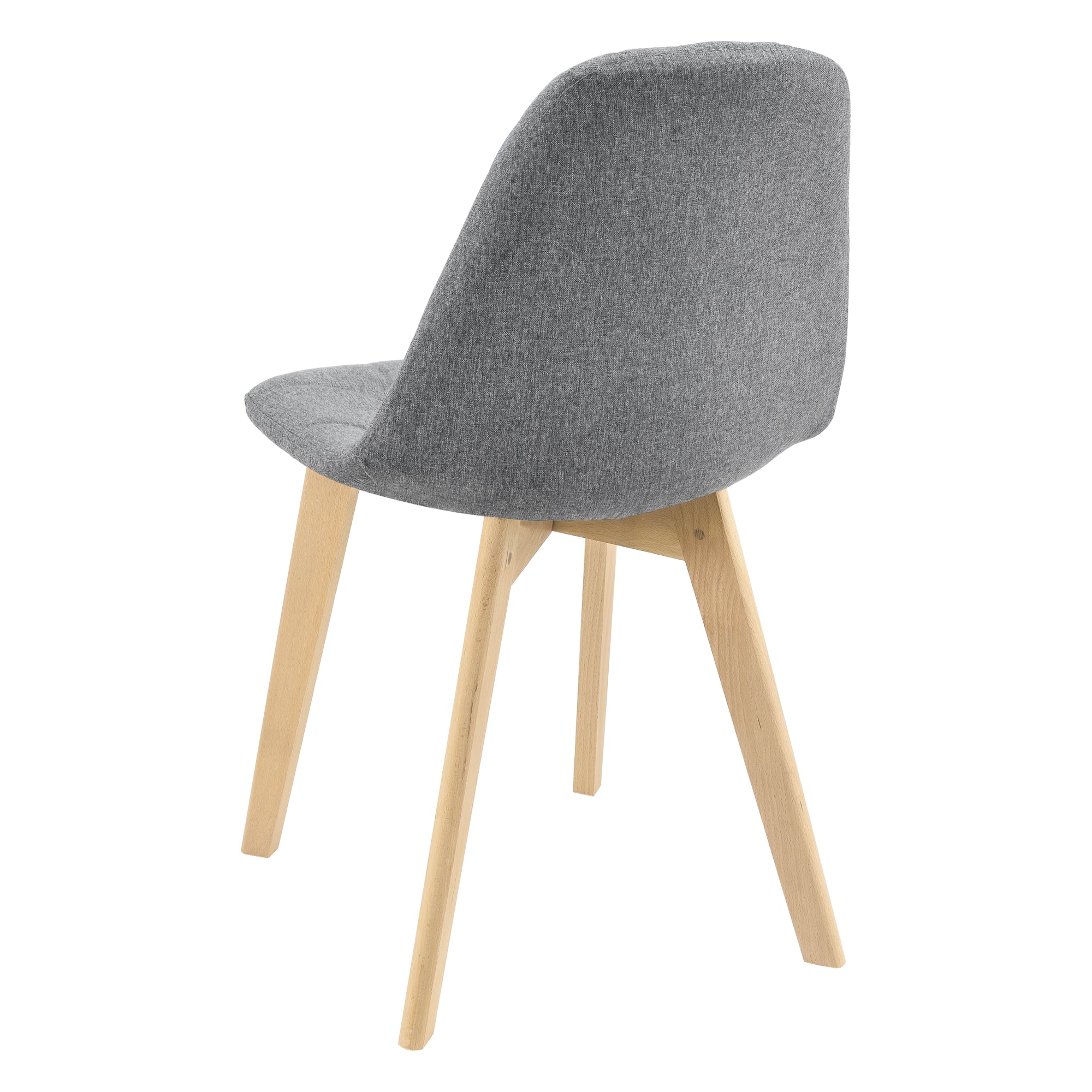 Set di 6 sedie per sala da pranzo 86 x 53 x 47 cm grigio chiaro 03_0006787