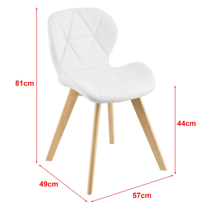 Set 6 sedie in ecopelle 81 x 57 x 49 cm bianco 03_0006790