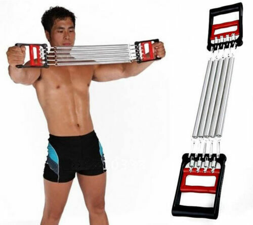 Estensore a 5 molle in acciaio allenamento braccia spalle body building K1015