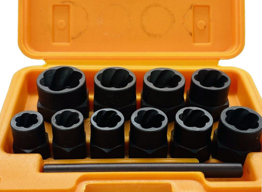 Estrattori per Dadi e bulloni danneggiati Rimozione di Bulloni 9-19mm Set 11 pz