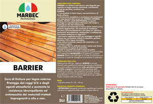 Cera per legno BARRIER   5LT