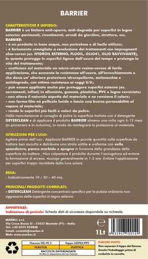 Cera per legno BARRIER   1LT