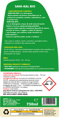 Anticalcare SANI-KAL BIO   750ML