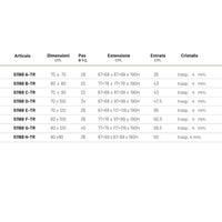 Ogomondo box doccia angolare con ante scorrevoli profilo cromato 4 millimetri trasparente *** misure 80x100x190h cm r...