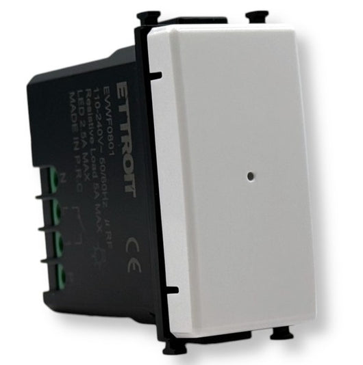 Ettroit Interruttore Deviatore Wifi Smart Connesso Tuya Compatibile Con Vimar Plana EVWF0801