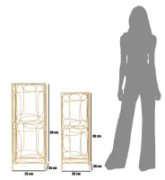 Porta Telefono Bubbles Coppia Cm 35X35X90-30X30X80