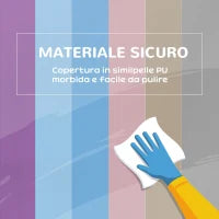 Set 12 Cubi Giocattolo Morbidi per Bambini 12-36 Mesi in PU ed EPE, 20x20x20 cm, Multicolore