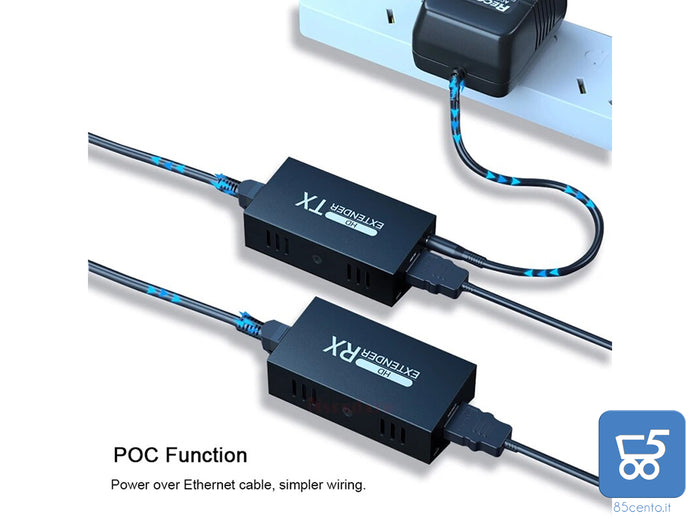 Extender HD RJ45 1080P 60Hz 50M estensione HD su Ethernet Cat6 Trasmettitore e Ricevitore Video HD