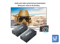 Extender HD RJ45 1080P 60Hz 50M estensione HD su Ethernet Cat6 Trasmettitore e Ricevitore Video HD