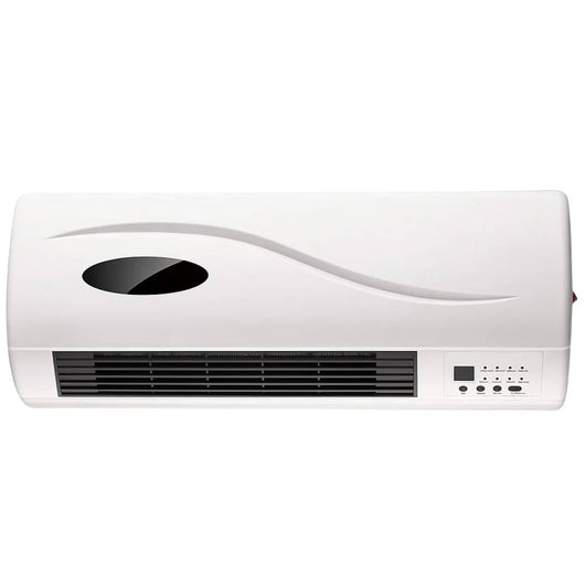 Termoventilatore ceramico da parete 2000w con timer e telecomando