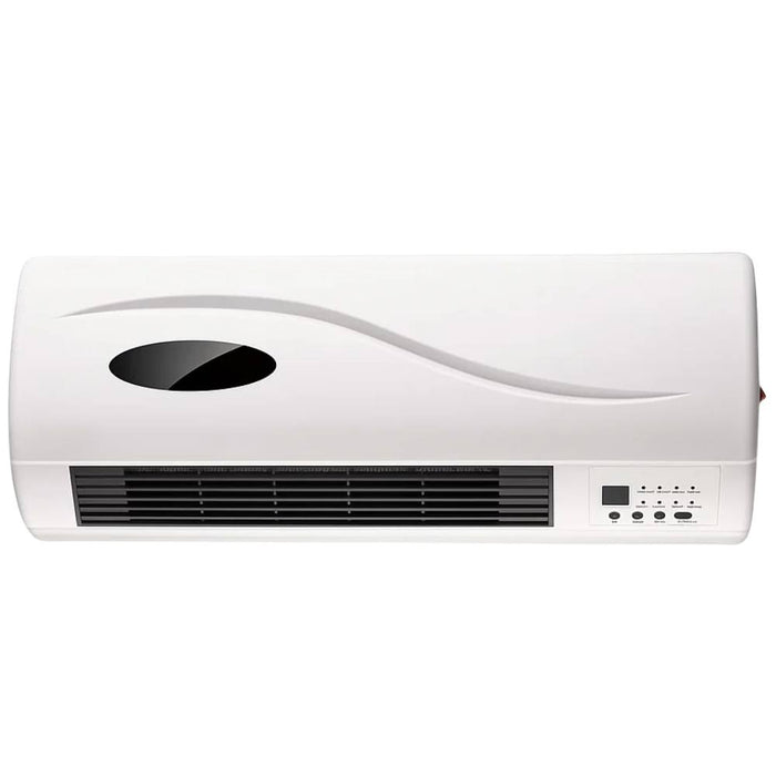 Termoventilatore ceramico da parete 2000w con timer e telecomando